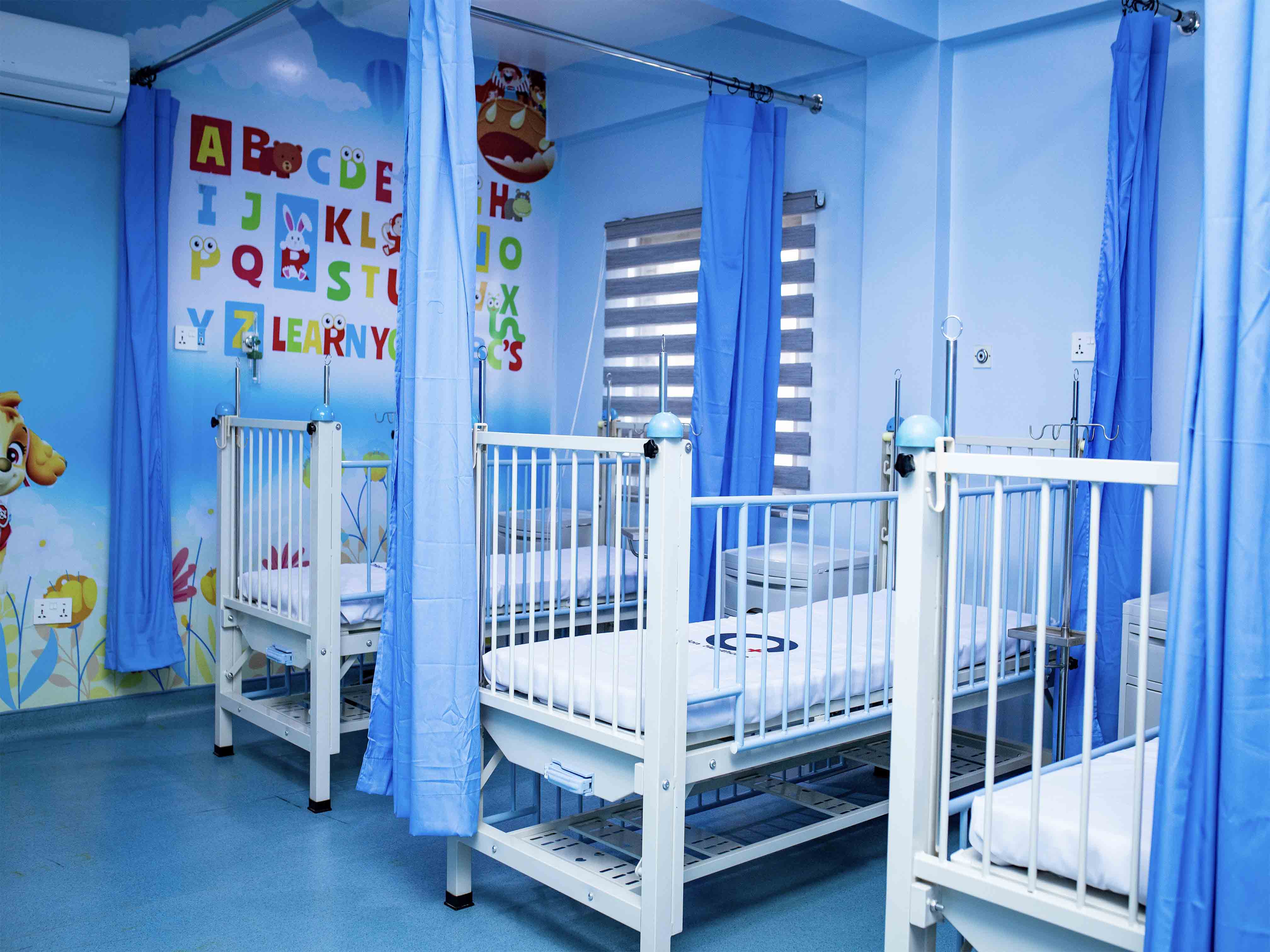 Childrens' Ward setup